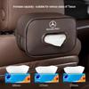 GLC GLB Leather Car Seat Tissue Box Storage Bag Tool For Mercedes Benz AMG W203 W206 W220 W205 W211 W212 W201 W210 W108 W168 GL