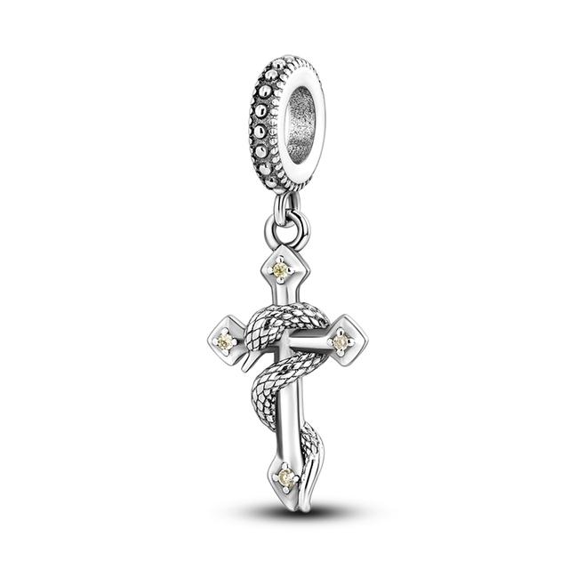 925 Sterling Silver Skates Animal Chameleon Pendant Charms Beads Fit Bracelet DIY Making For Women Gift Party