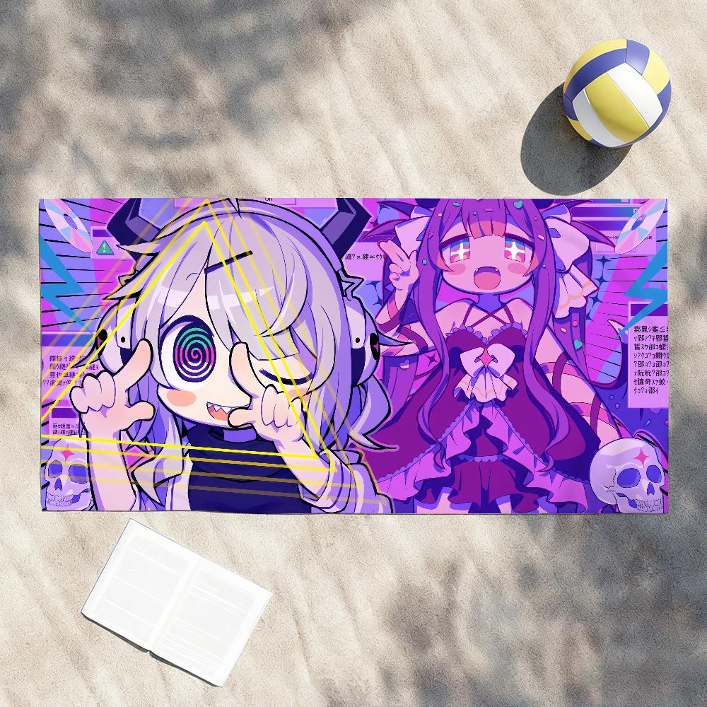 Game Y-Yunyun Syndrome Towel Shower Sauna Travel Spa Quick Dry Gym Accessories Soft Large Beach Towels
