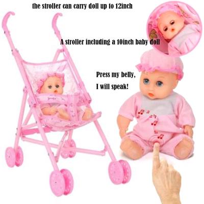 barbie baby doll stroller