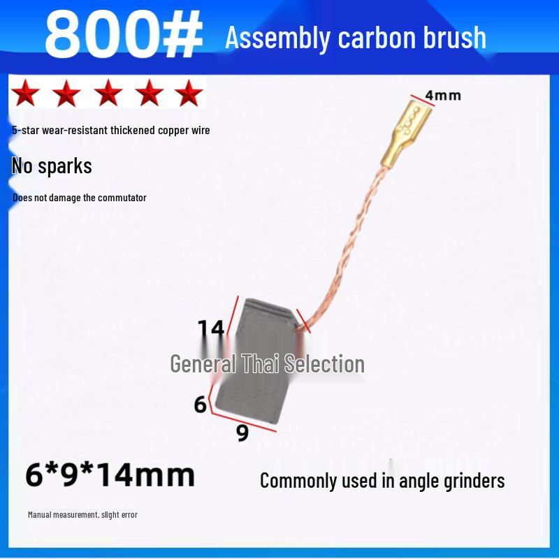 Durable Carbon Brush Set for Grinders, Drill, Hammer, Polisher, Cutter, and Picker Tools