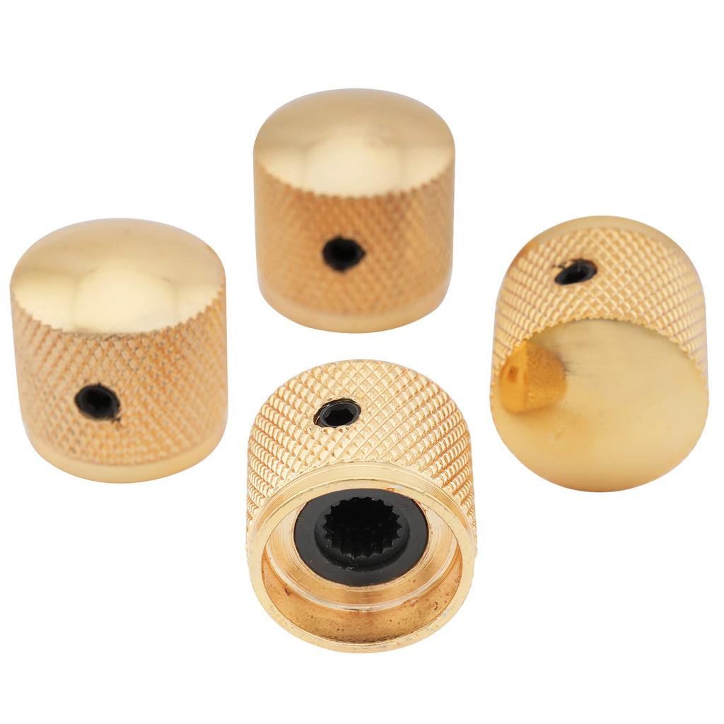 Musiclily Dome Side Screw Metric for Electric Gold Knob, Type, Standard, Guitar/Bass, (4 Pieces)