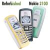 Відновлений Оригінальний Мобільний Телефон Nokia 2100 GSM 900 / 1800 З 1 SIM