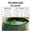 Hundespielzeug Tragbarer faltbarer PVC-Haustierpool für das Baden und Schwimmen im Freien