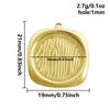 5pcs Geometric Cabochon Base Setting Tray Blank PVD Charm Heart Cross Flower DIY Stainless Steel Pendant For Jewelry Making Bulk