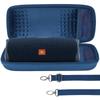 Lebakort Storage Case Compatible with CHARGE5 and CHARGE4 Waterproof Portable Bluetooth Speakers Blue (Dark Case)