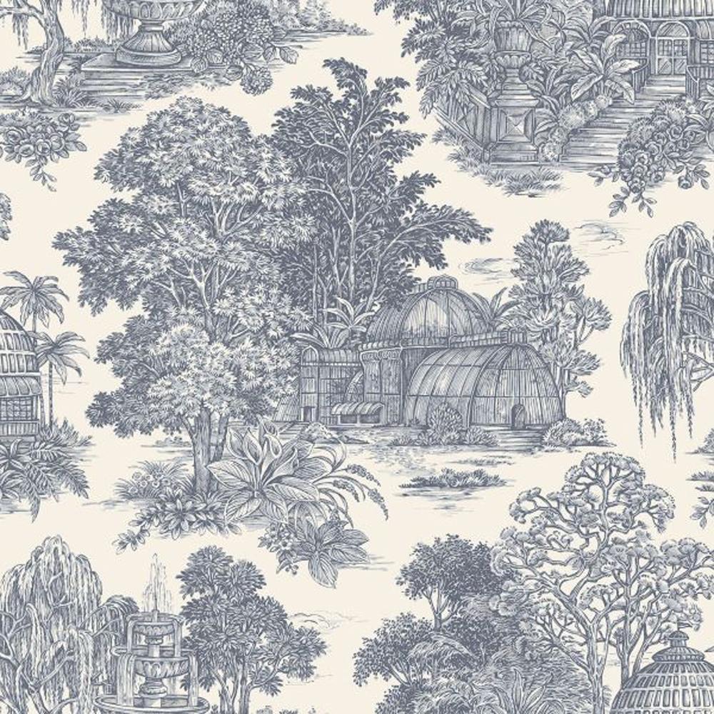 Holden DÃ©cor Osterley Gardens Toile Wallpaper