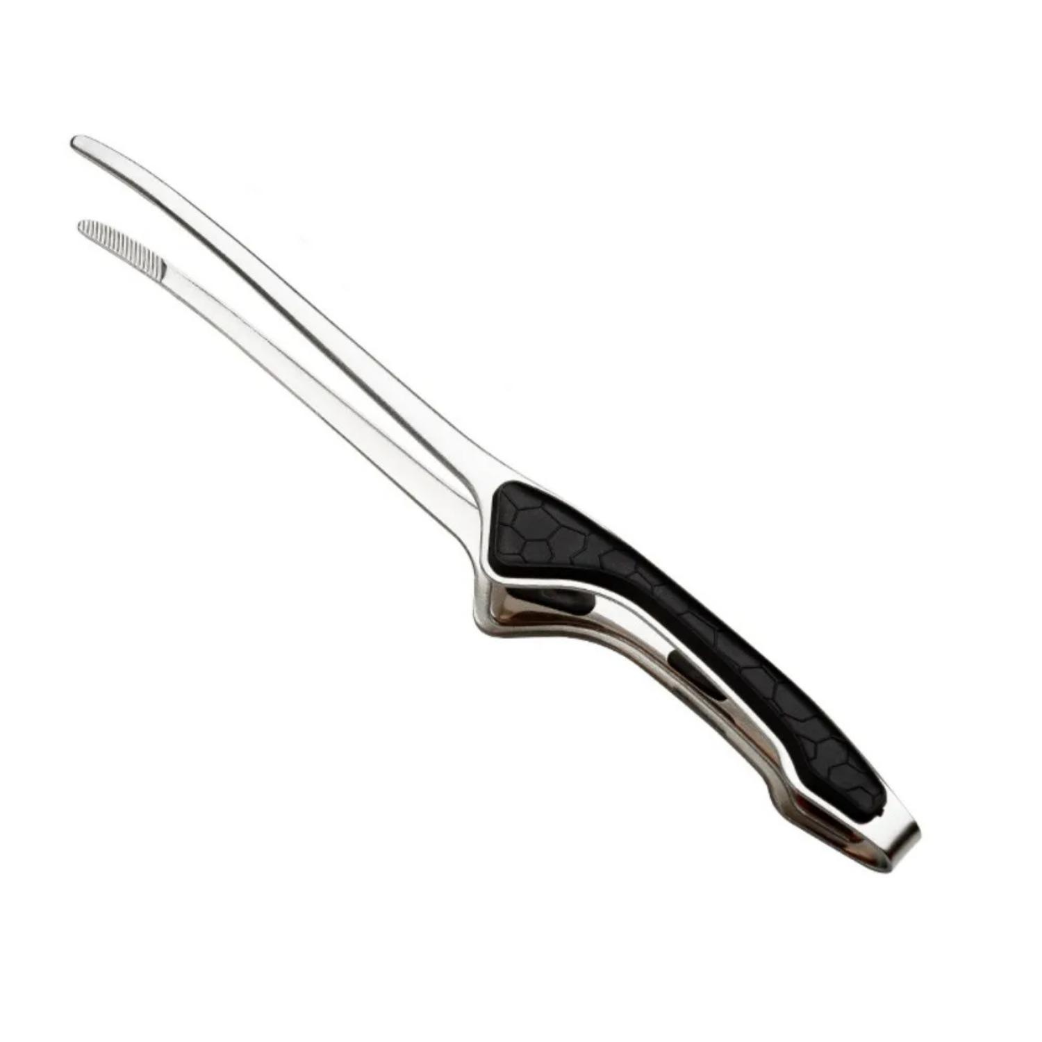 Non-Stick Stainless Steel Barbecue Tongs Anti-scald Anti-slip Steak Tongs Non-Slip Grip Kitchen Tongs for Cooking