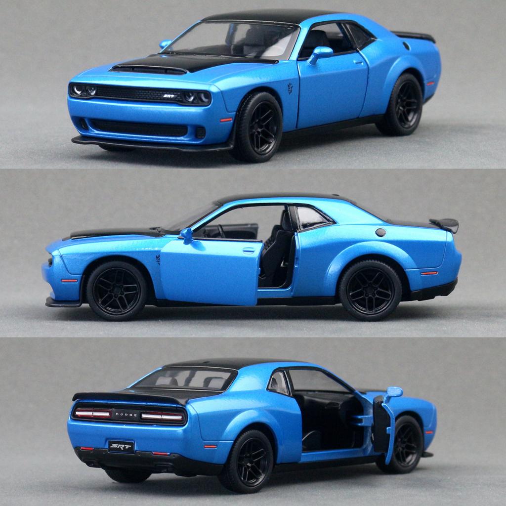 1/40 Dodge Challenger SRT Demon 170 Alloy Diecast Metal Scale Model Car Miniature Car Model Static Collection Kid Toy Car Vehicles