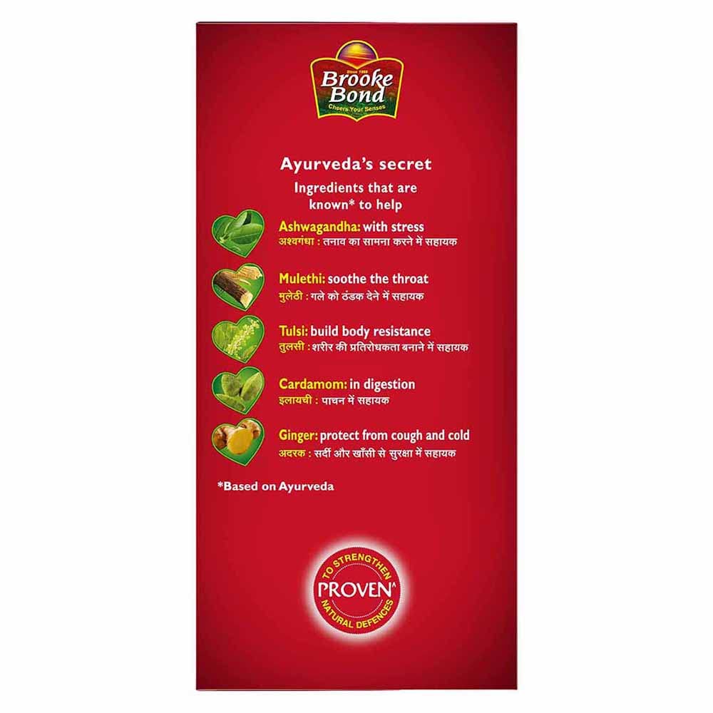 Brooke Bond Red Label Natural Care Tea 250g Balení 1 S 5 Ájurvédskými Ingrediencemi Pro Imunitu