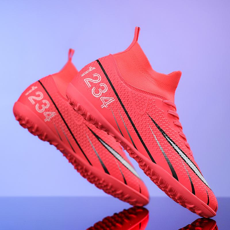 31-48 Large Size, Mandarin Duck Football Shoes, Boys and Girls, Primary School Students, Adult Games, Broken Nails and Long Nails Training Shoes