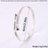 Starry Sky Silver Titanium Steel Bracelet for Women - High-End, Versatile, Full Diamond, Non-Fading Fashion Accessory