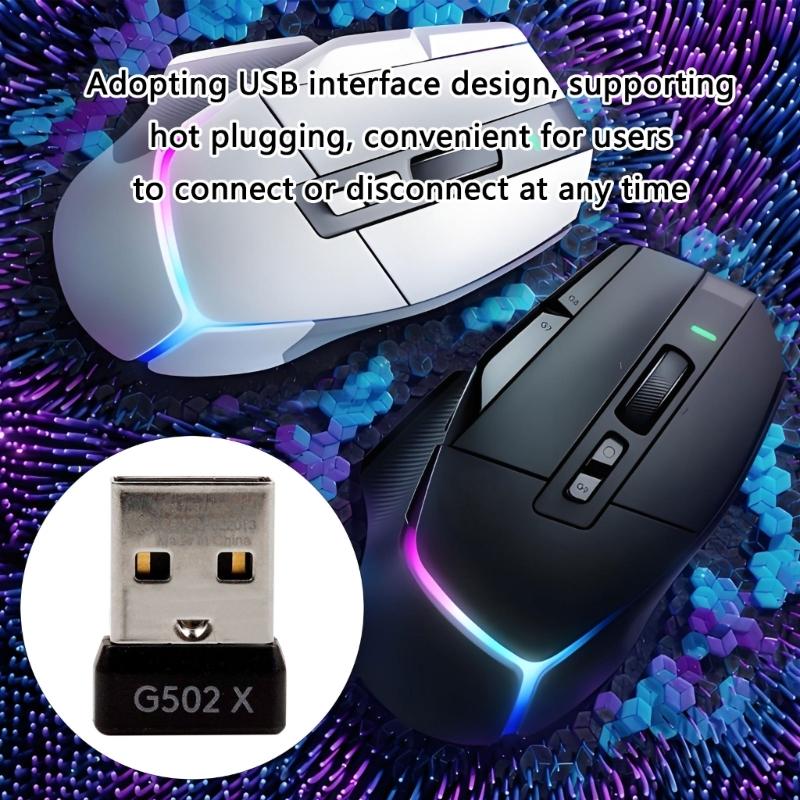 High Performances USB Dongle for G502 X / G502 X PlusLightspeed Mouse Receiver Adapter for Ensuring Stable Connection