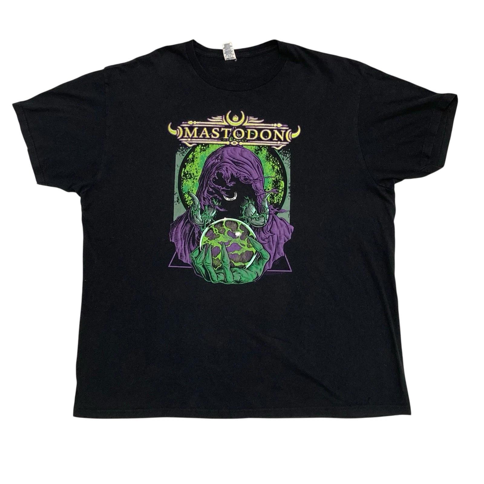 Mastadon 2019 Wicked Crystal Ball T-shirt 2XL Black 100% Cotton S