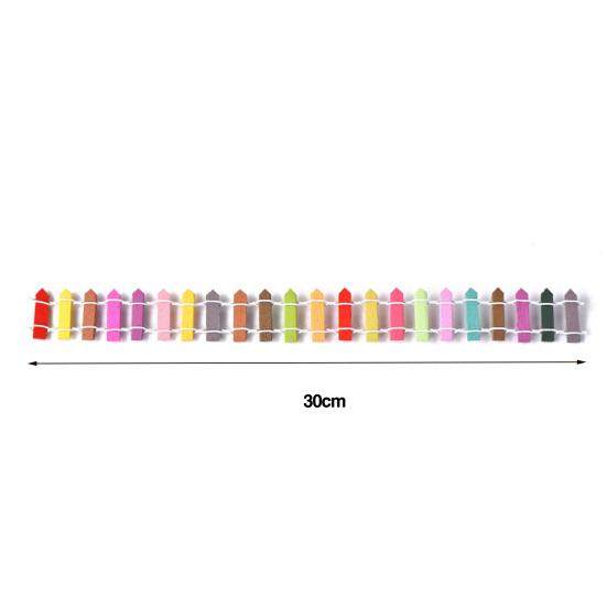 Roztomilý živý mini ozdobný zahradní dřevěný plot pro sukulenty hrnkové květiny