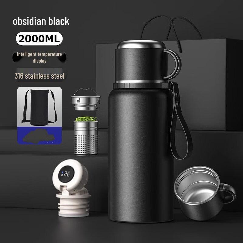 Shangqi Smart Temperature Display Insulated Water Bottle