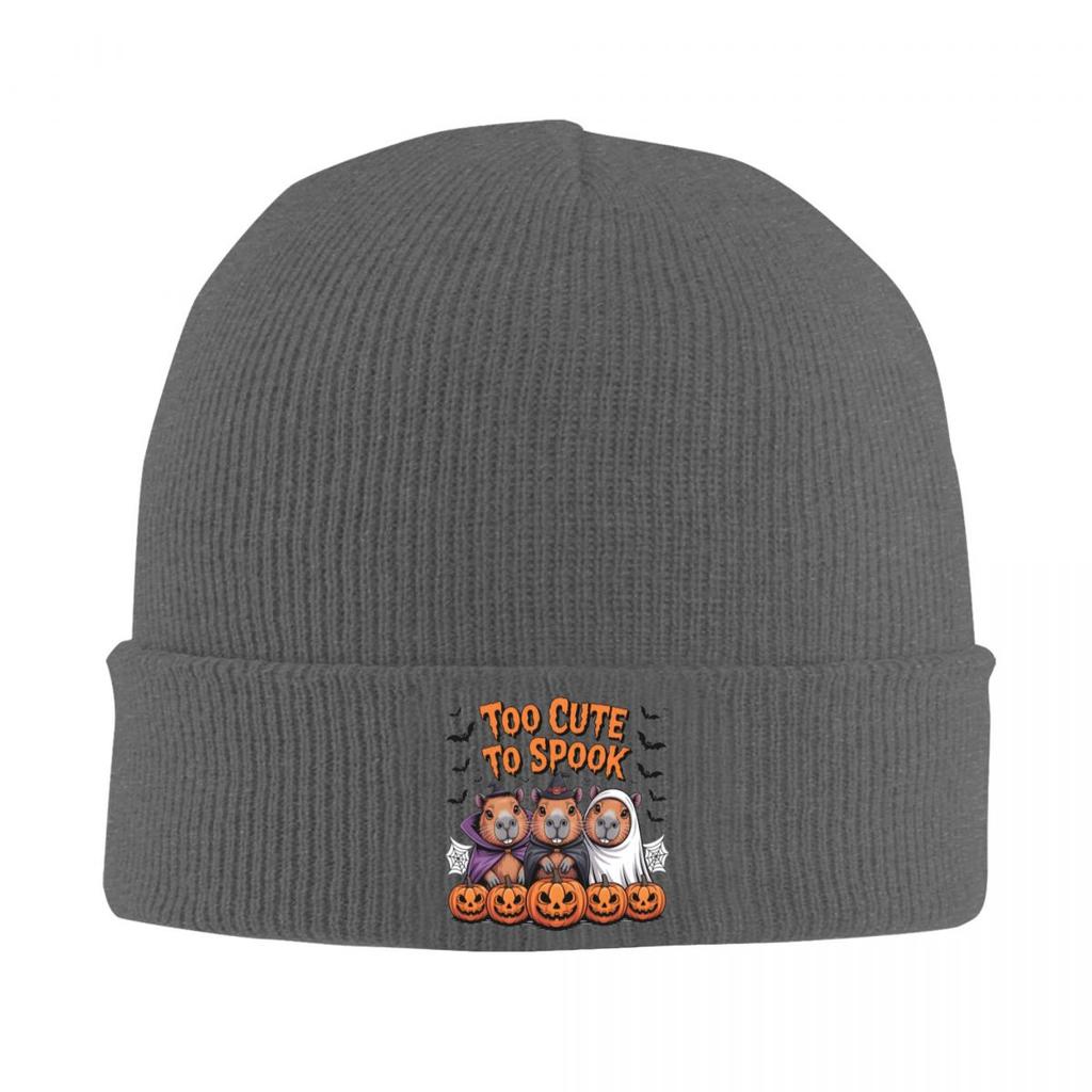 Capybara Halloween Warm Knitted Cap Winter Knit Bonnet Hat Skullies Beanies Hip Hop Caps for Unisex