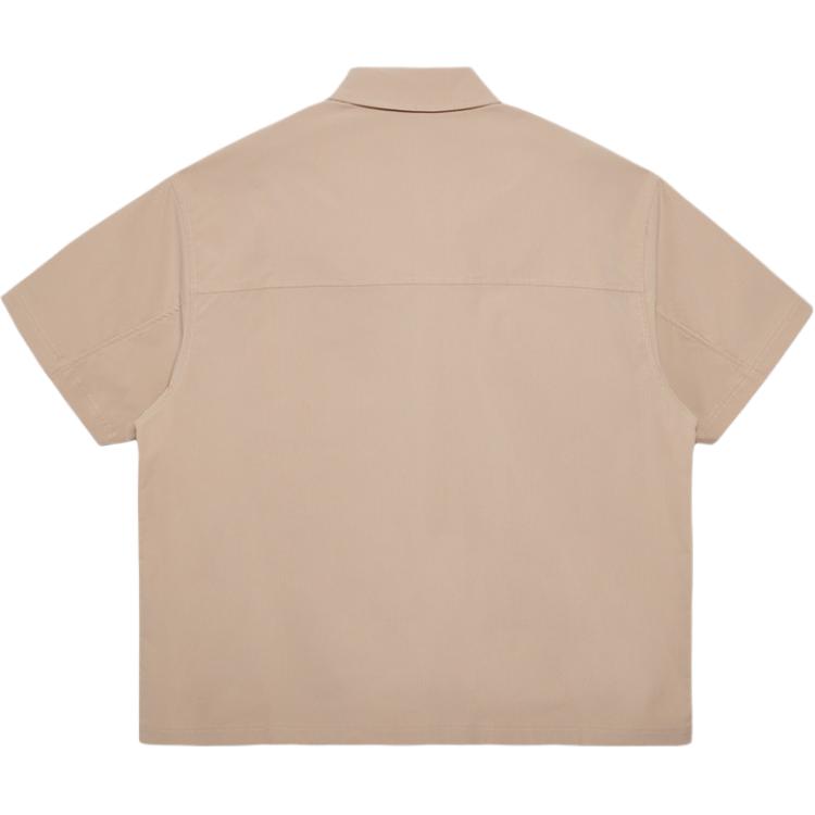 New Era Jurassic World Series Button Big Pocket Short Sleeve Shirt Unisex shirts Khaki 14341269