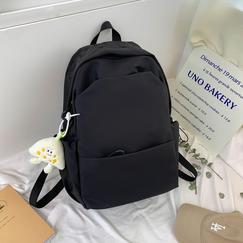 Nylon Large Capacity Backpack For Teens With Waterresistant Design And 14in Laptop Storage