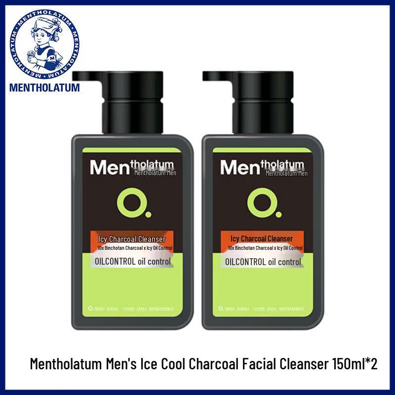 Mentholatum Men s Ice Cool Active Charcoal Cleanser