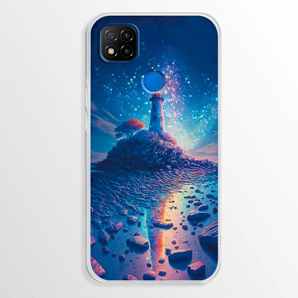 For Xiaomi Redmi 10A Case Fashion Marble Clear Silicon Soft TPU Cover Coque For Xiaomi Redmi 10A 10 A 6.53'' Phone Cases Fundas