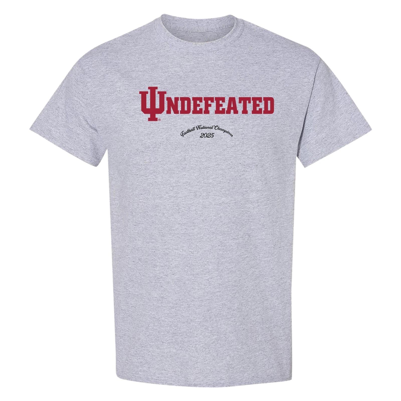 

Indiana Trident Undefeated National Champions 2025 T-Shirt - Sport Grey M
