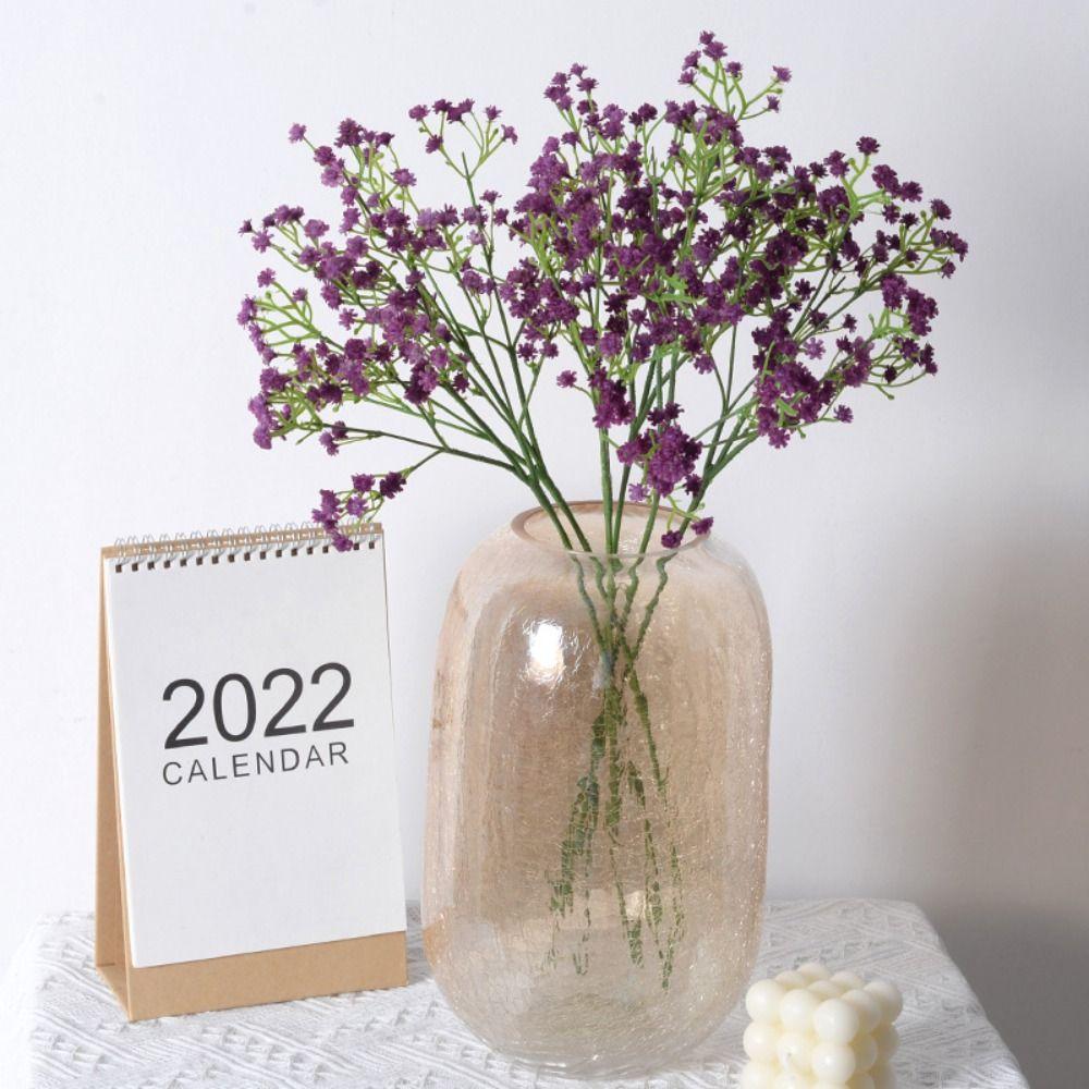 Soft Rubber Gypsophila Flowers 52cm Length Simulated Flower Wedding Party Decoration