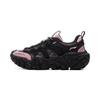 New LiNing Dunes Cushioning Anti Slip Wear Resistant Breathable Height Increasing Low Top Casual Shoes Women's Black Pink AGCU436-3