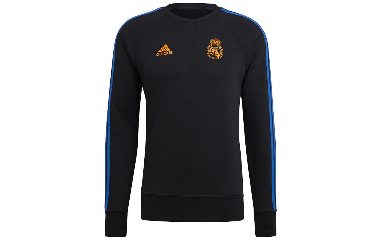 Adidas Sweatshirts Men s Black Crew Neck Moderate Regular GU9706 S