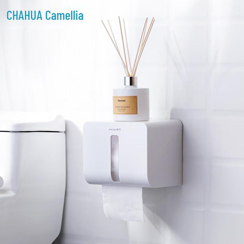 Camellia Carlo Punch-Free Wall Tissue Holder