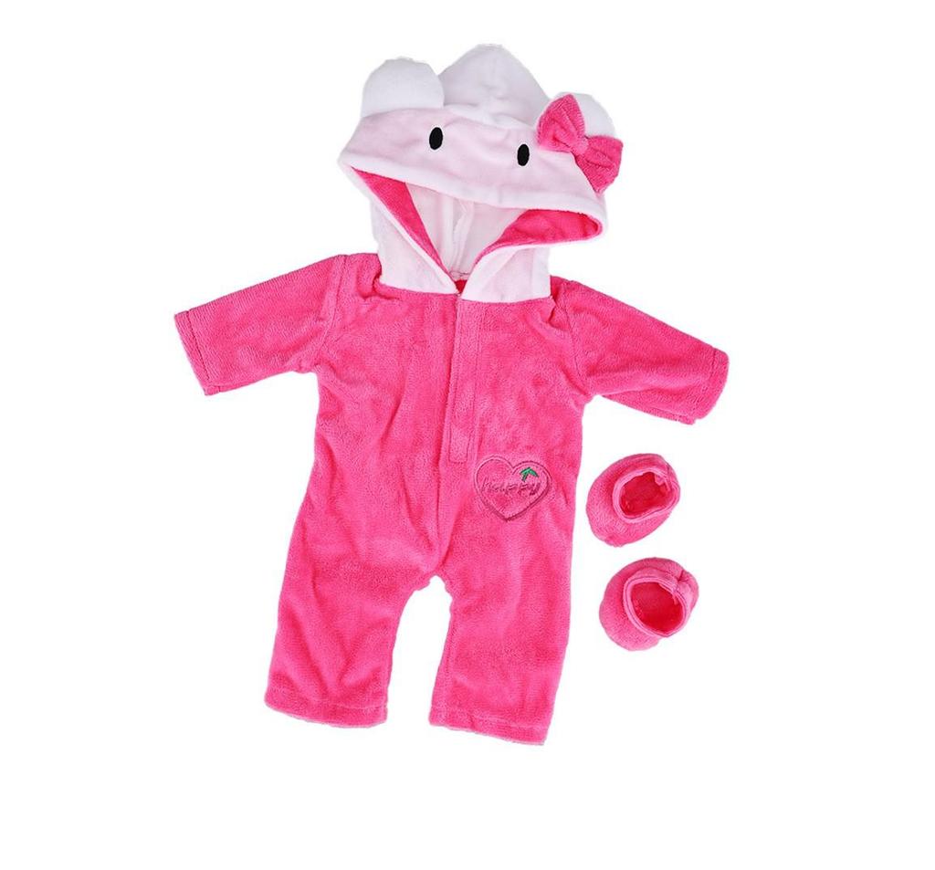 43cm Xiafu Doll Cartoon Jumpsuit & Accessory Set