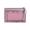 Coach Canvas With Leather Card Holder Mini Womens Pink