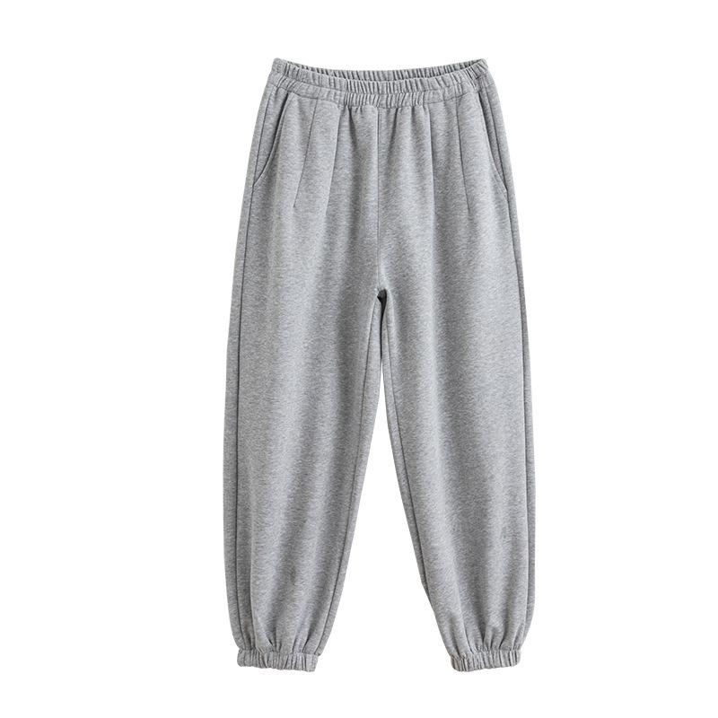 Uncle Radish Casual Sweatpants Women's Autumn and Winter Sickle Pants High Waist Loose Couple Large Size Women's Wide Leg Pants