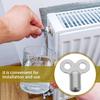 6/8pcs  Radiator Valve Key Faucet Keys Radiator Water Tap Plumbing Bleeder Key Air Vent Central Heating Tool Radiators Bleeding