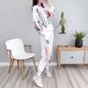 Casual Sportswear Set Women's Loose Fashionable Korean Style Sweatshirt Two-Piece Ensemble Spring Autumn