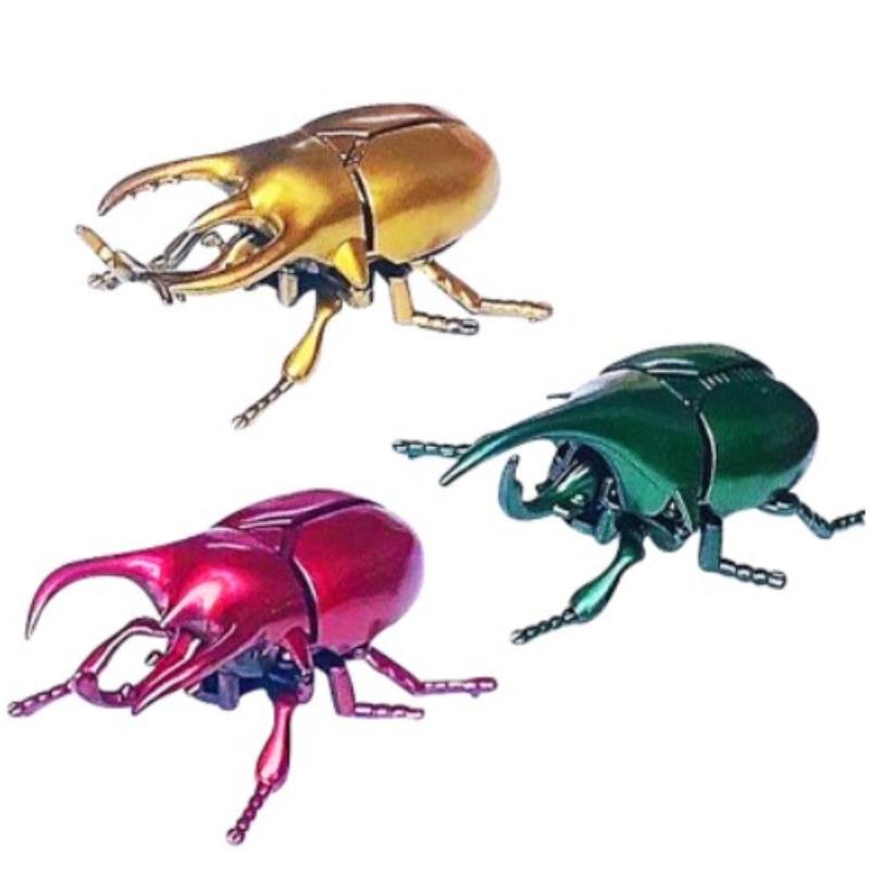 3 BUC Jucărie Educativă Unicorn Gândac cu Mecanism de Întoarcere Pentru Copii Băieți Bebeluși Jucărie Insectă Târâtoare Pentru Iluminare Simulare și Cadouri Distractive