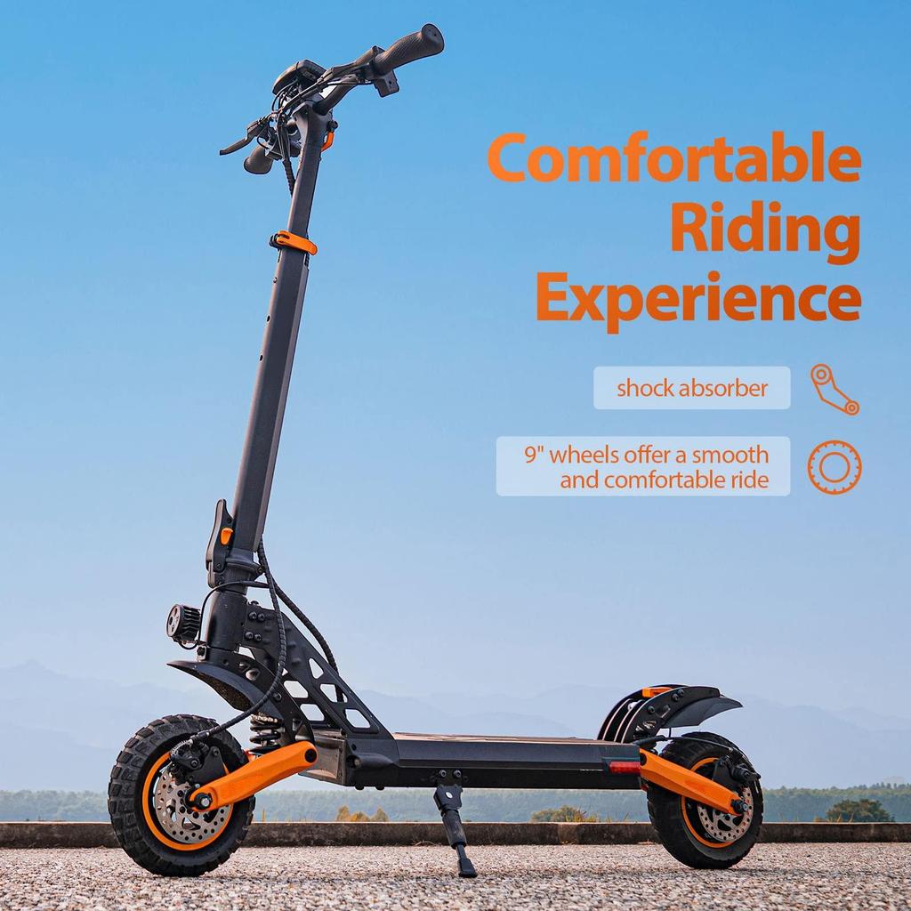 Kukirin G2 PRO Adult E-Scooter,48V15.6Ah,600W/Single Drive,9" Air Tires Electric Scooter