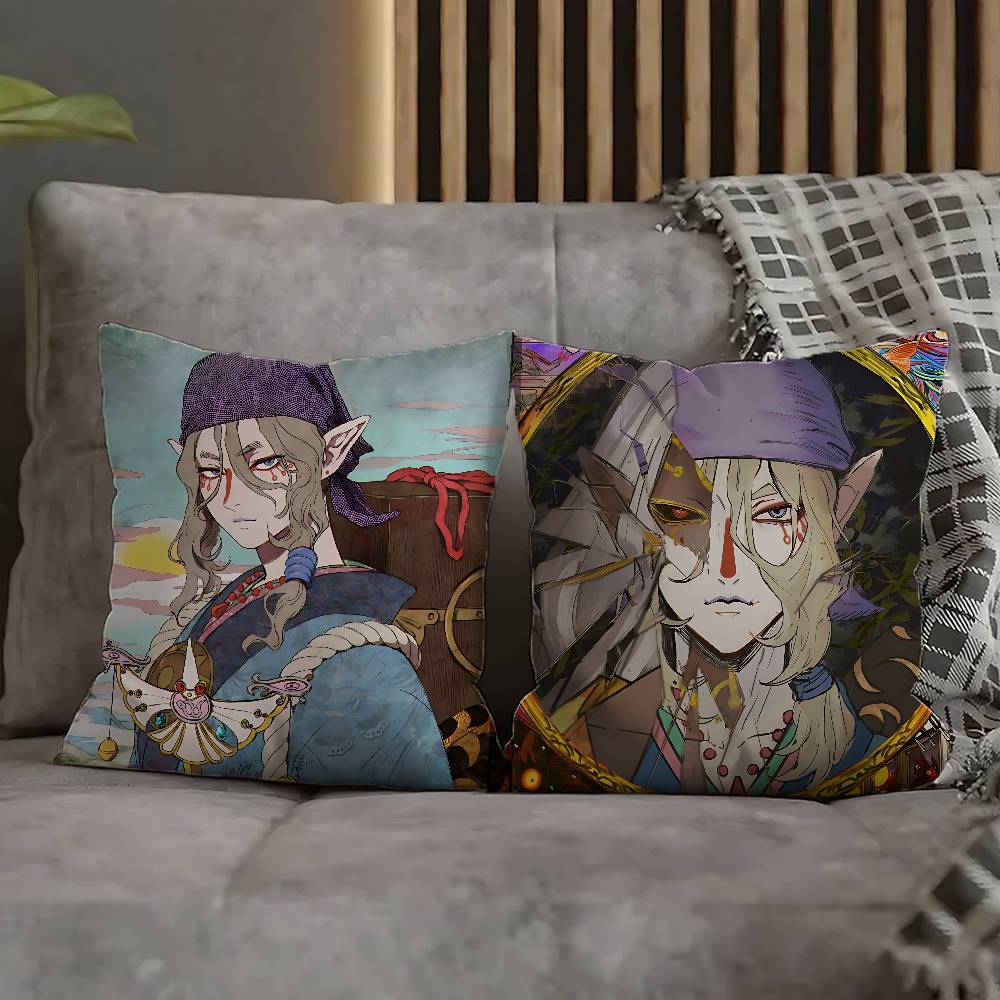 Medicine Seller M-Mononoke Throw Pillow Case For 55x55cm 30x30cm 50x50cm 45x45cm 40x40cm Square Chair Pillowcase Case