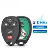 315Mhz 5/4plus1 Buttons Remote Control Key OUC60270 For Buick Chevrolet Tahoe Traverse GMC 2007 2008 2009 2010 2011 2012 2013