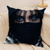 DDPR Ian Saint Cushion Cover Silky Short Plush DoubleSided Printed Pillow Case for Sofa All Seasons Home Decor Gift