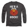 Sesame Street Unisex Adult HeÂ´s A Rock Long-Sleeved T-Shirt
