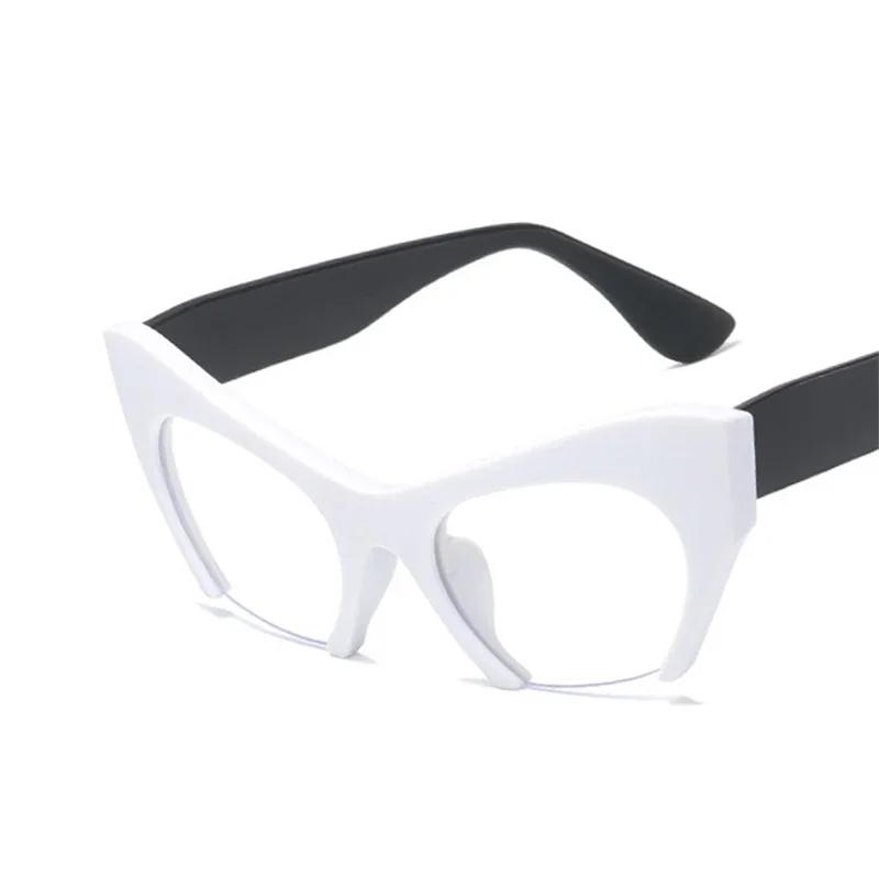 Vintage Cat Eye Glasses Clear Frame Women Fashion Transparent Optical Glasses Frame Cat Eyeglasses Frames Female Spectacle