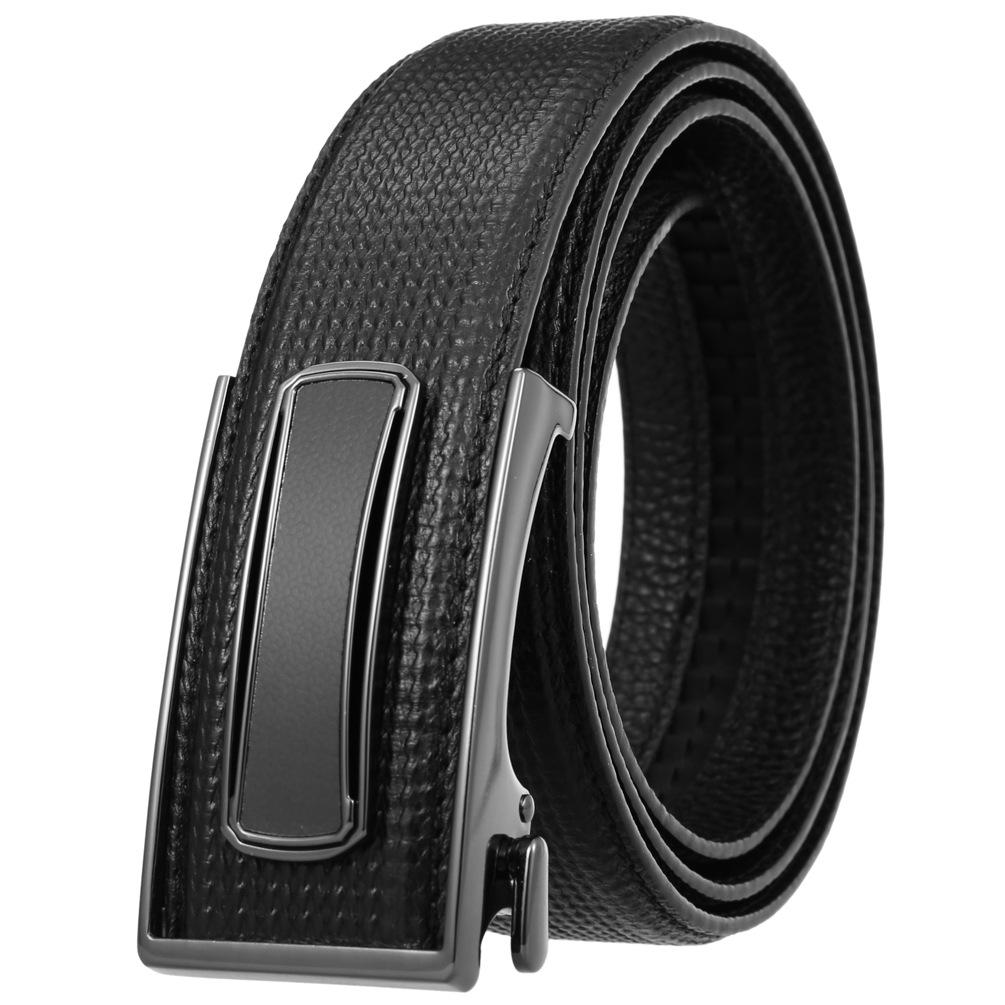 Ceinture tendance en cuir de vachette pleine fleur, boucle intérieure ceinture homme Ly36-23018-5