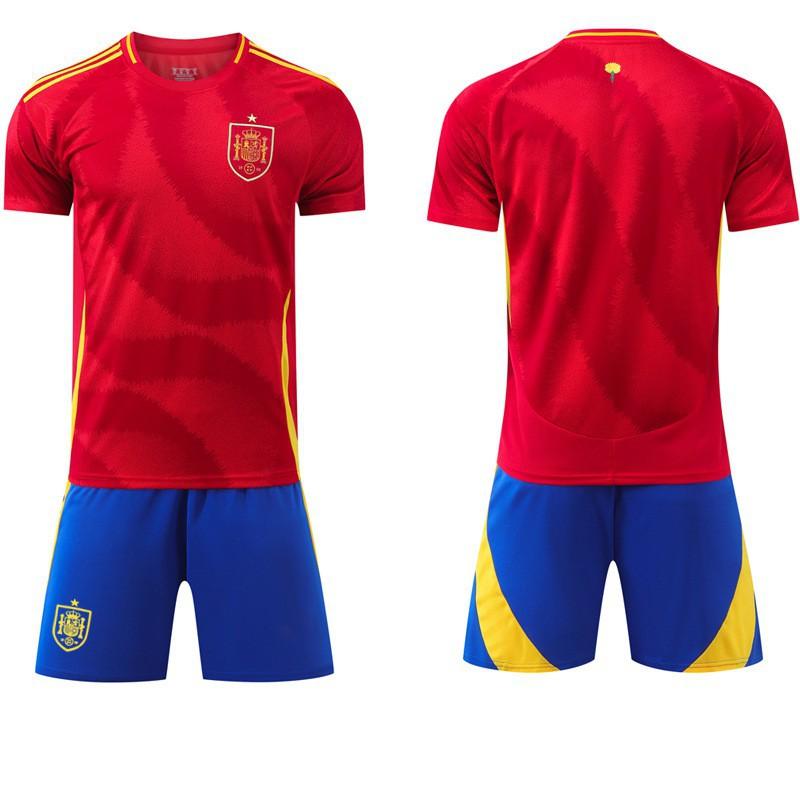 European Cup 7 Morata No. 19 Yamal 17 Nico Jersey Olmo Spanish Home Football