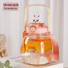 Large Capacity Big Belly Plastic Water Cup with Straw