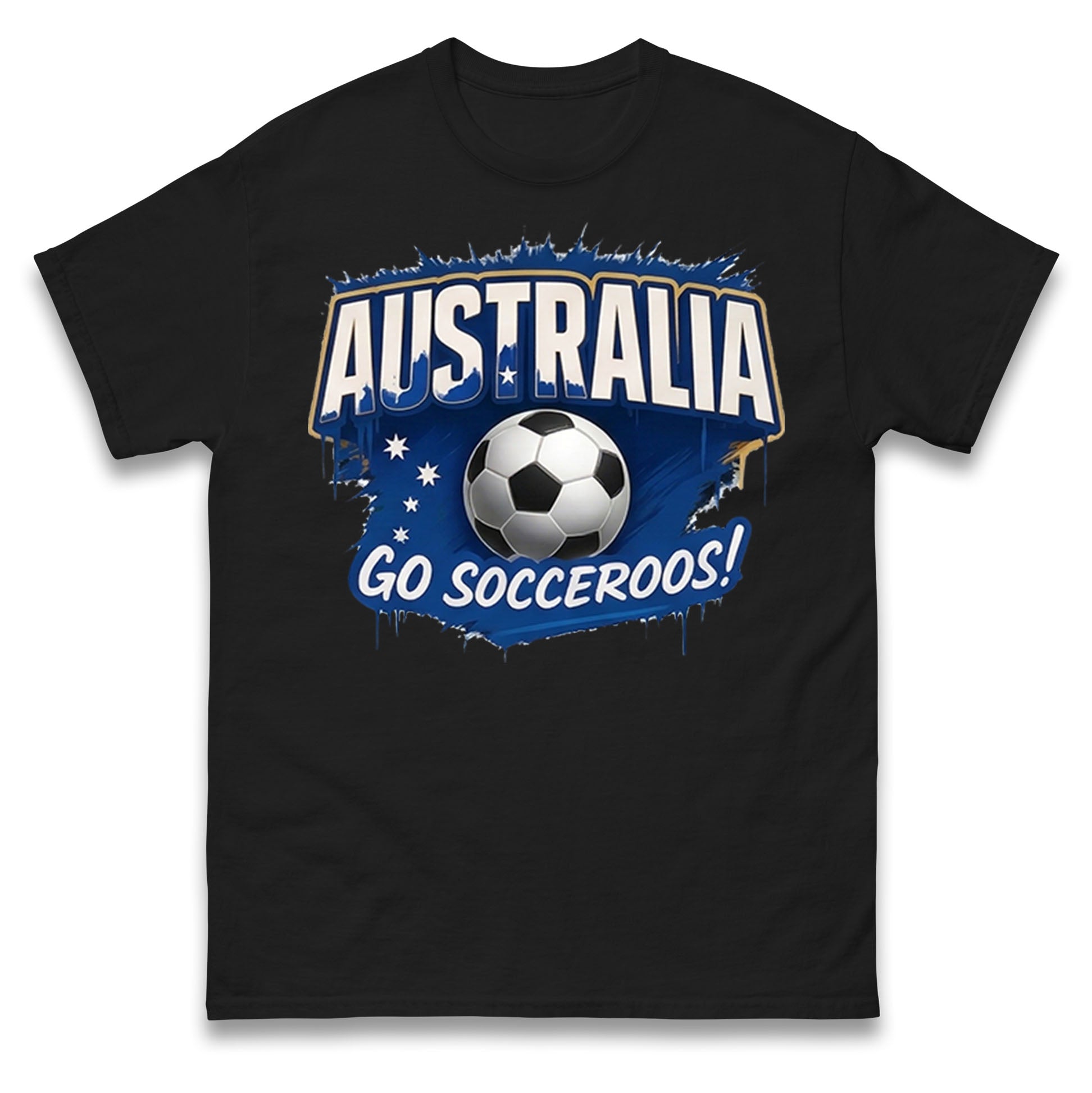 

Australia Go Socceroos T Shirt Tshirt Mens Womens Unisex Tops Tees 2XL