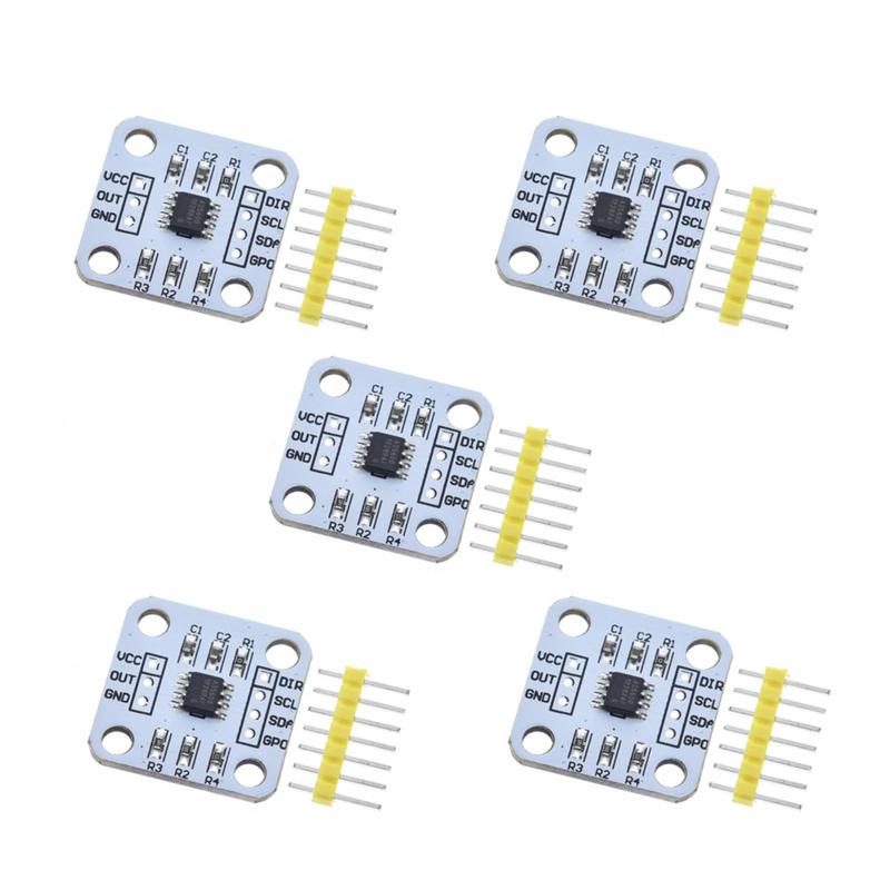 1/5/10PCS AS5600 Magnetic Encoder Module Magnetic Induction Angle Measurement Sensor 12bit High Precision 12bit 3.3V for Adui+no
