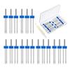 18pcs Sewing Machine Needle Double Twin Needle with Needle Threader Sewing Needle Perfect for Household Sewing Machine