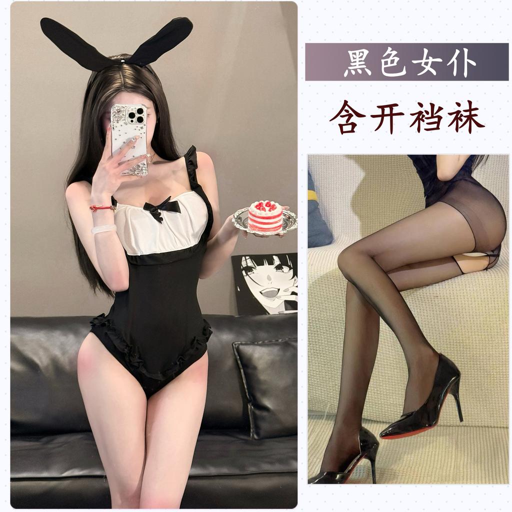 Sexy Lingerie Sexy Bunny Pure Lust Seduction Uniform Bed Fast Break Free Maid Suit Female