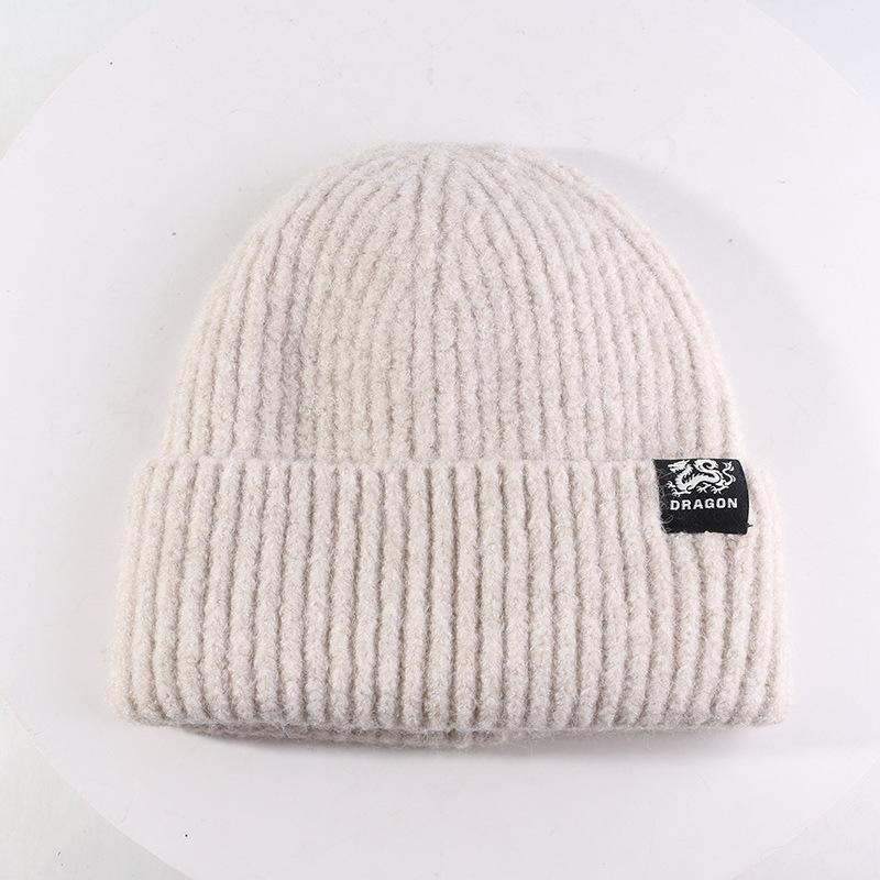 All match Warm Wool Hat Outdoor Cold Protection Ear Protection Cold Hat Showing Face Small Knitted Hat Pullover Cold Hat